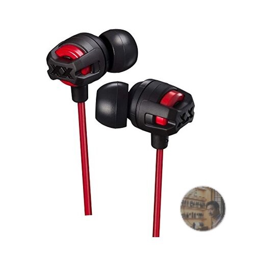 JVC Kenwood XX HA-FX101M-R Red In-Ear Headphones New
