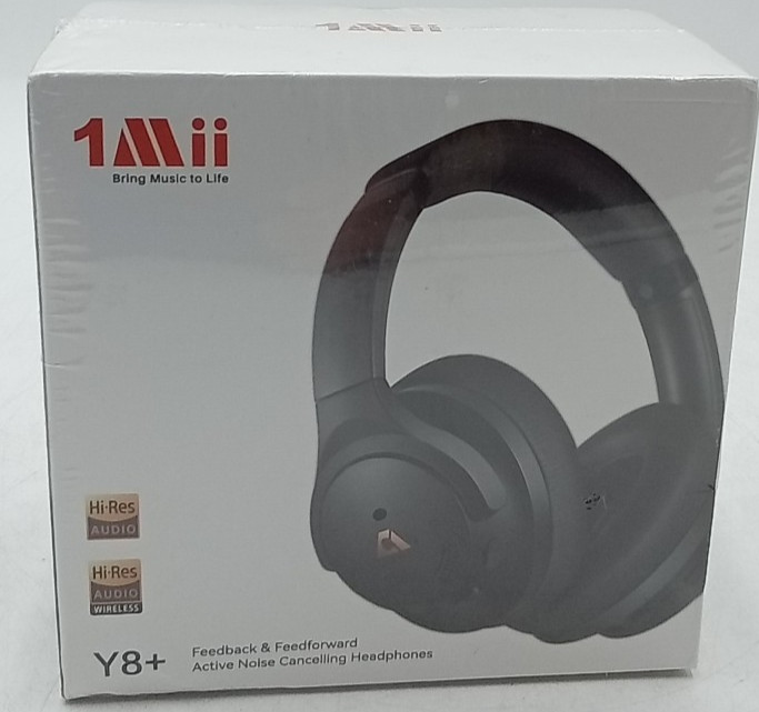 1Mii Y8+ Noise Cancelling Headphones Bluetooth Wireless Hi-Res Audio NEW SEALED