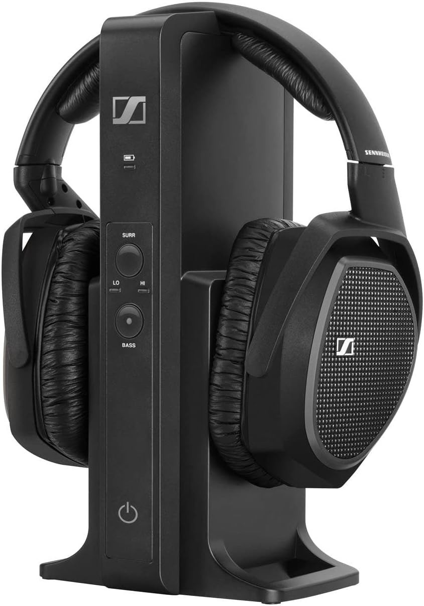 Sennheiser RS 175 Black Over-the-Ear Wireless Digital TV Headphones