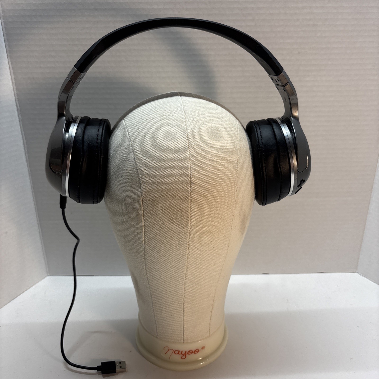 Skullcandy HESH 2 Wireless Bluetooth Over-Ear Headphones Black &grey Tested!!!