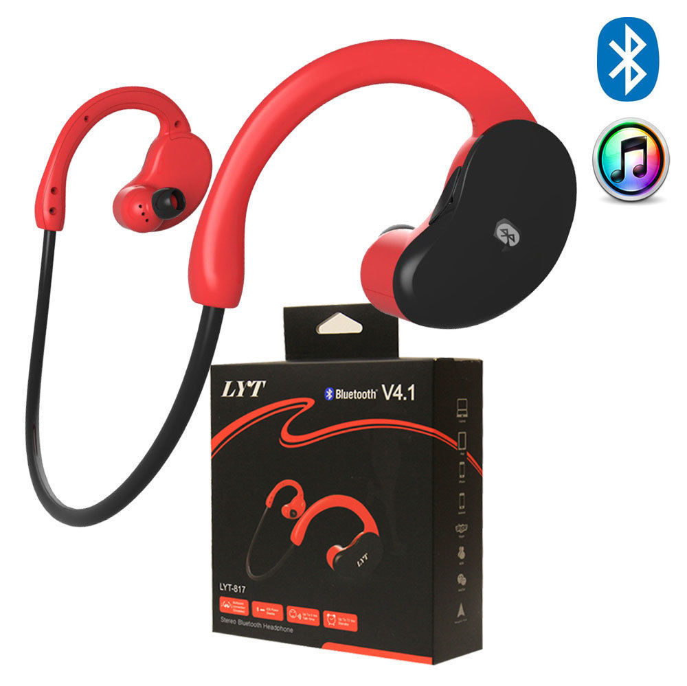 Lot 2 Wireless Bluetooth Sport Headset Earphone for Cell Phone iPhone Samsung