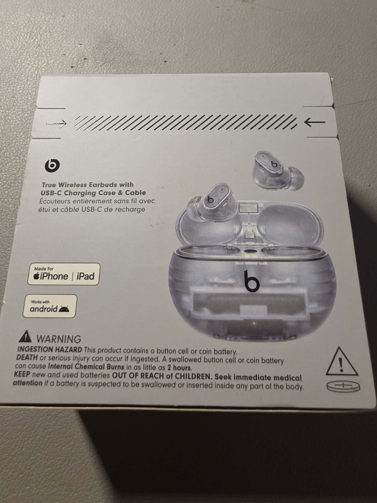 Beats Studio Buds Plus Tansparent new/Unopened SEALED