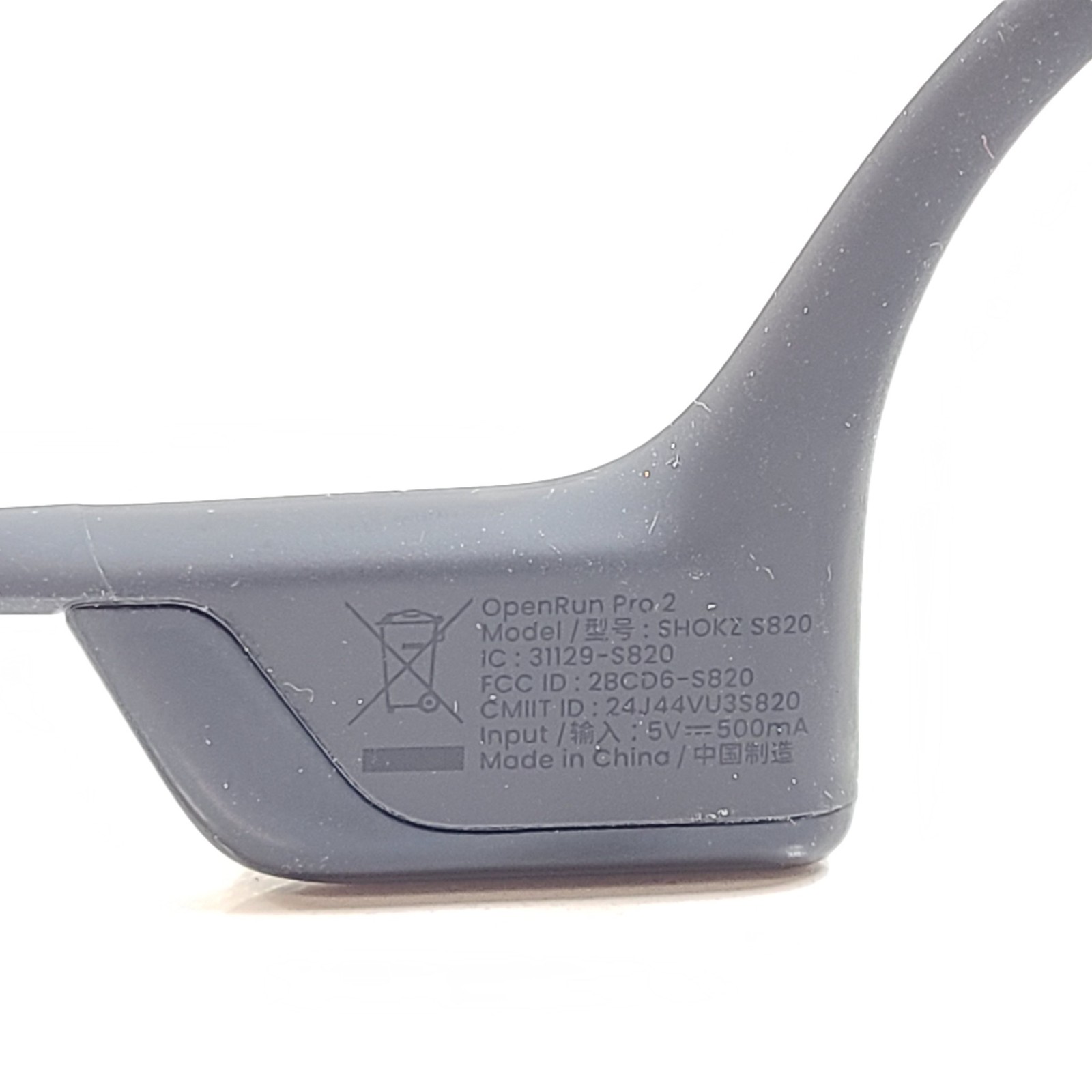 Shokz OpenRun Pro 2 Bone Conduction Bluetooth Headphones S820 – Black/Gray