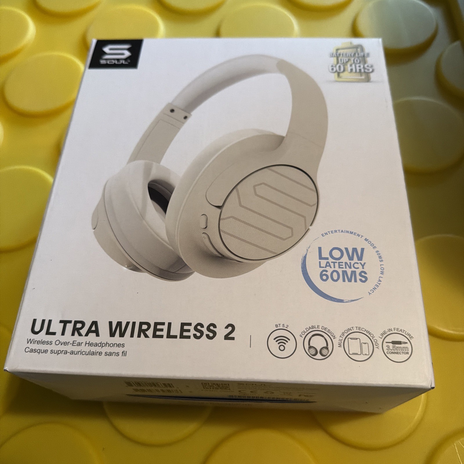 SOUL UW-SU76 Wireless Headphones ULTRA WIRELESS 2 Bluetooth Compatible
