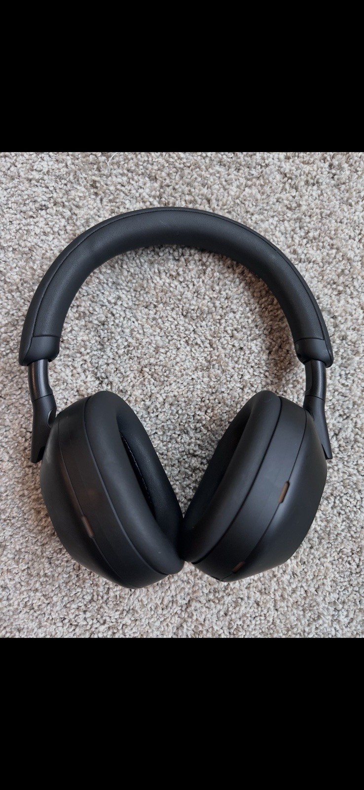 Wireless Bluetooth Over-Ear Headband Headphones 40mm Noise Cancel Mic Black