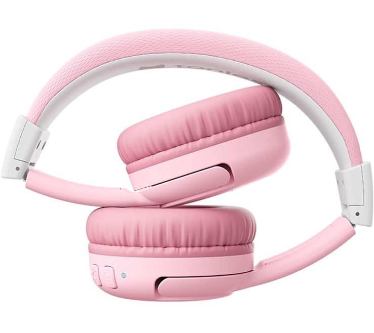 Tonies Foldable Headphones for Kids – Comfortably Designed Pink wireless Bluetoo