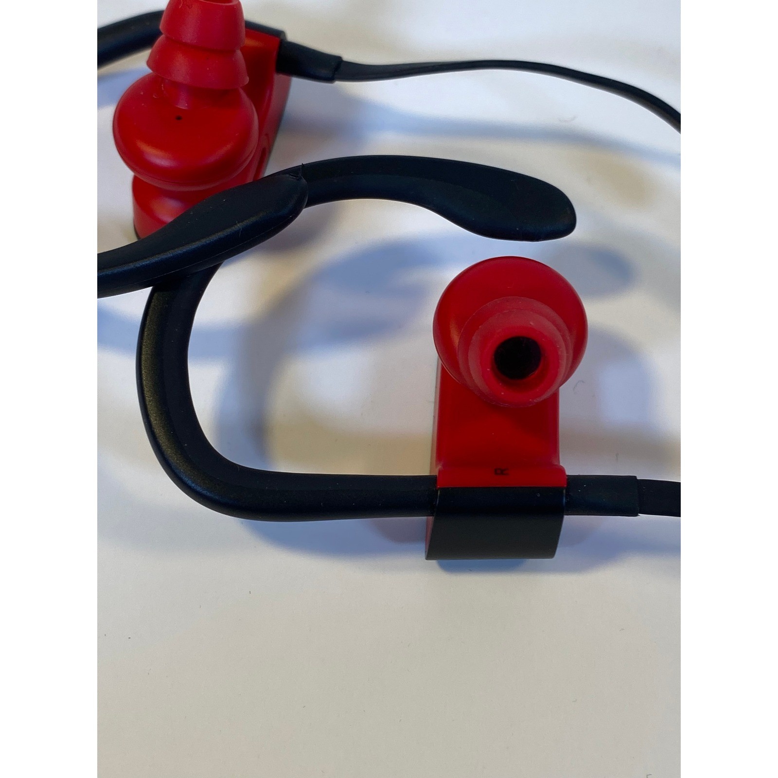 Beats by Dre Powerbeats3 Wireless Earphones Black Red In-Ear Sport Headphones