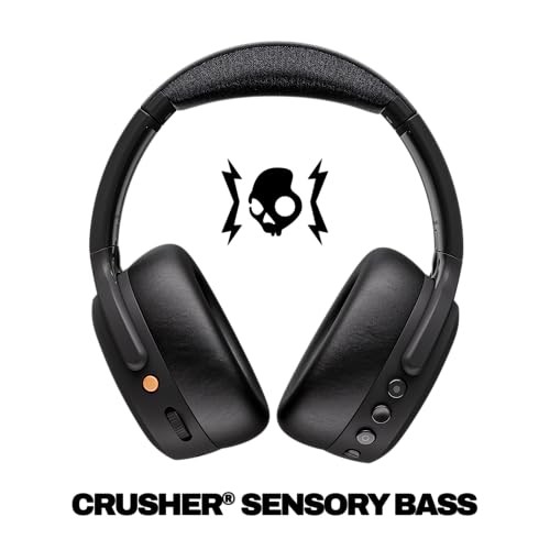 Crusher ANC 2 Wireless Over-Ear Bluetooth Headphones with Multi True Black