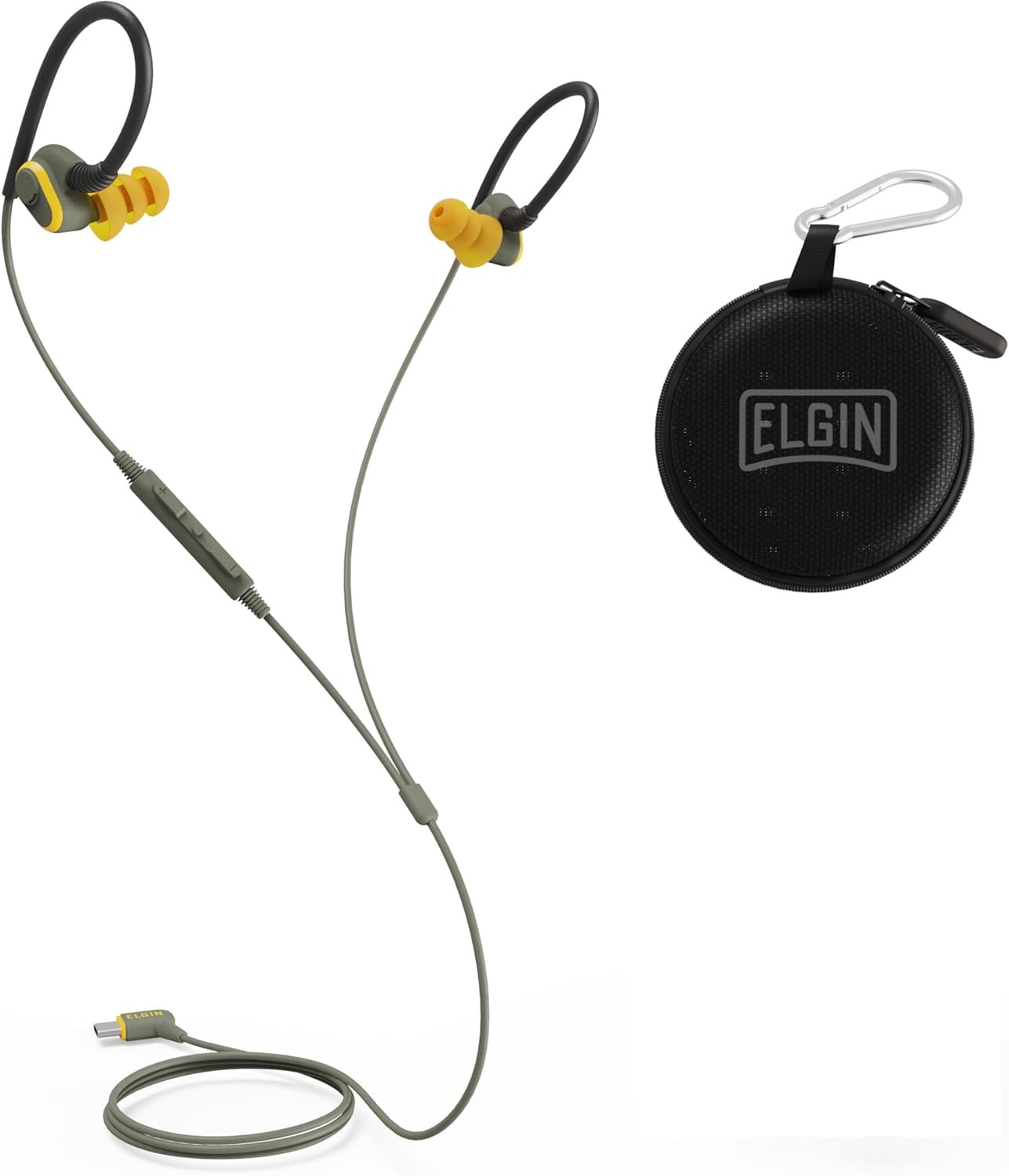 Rumble Wired Earplug Headphones, 27 Db NRR Waterproof Hearing Protection Earbuds
