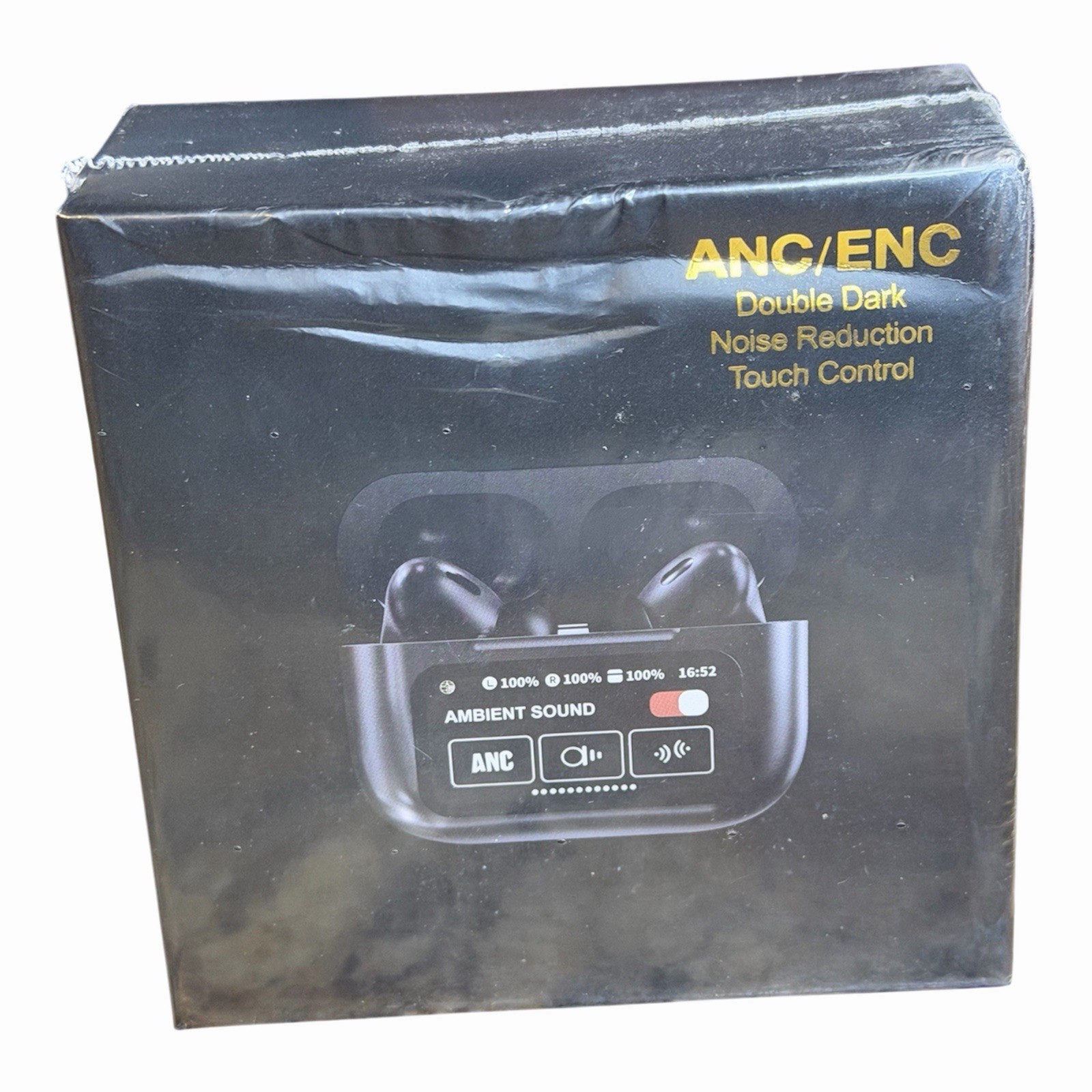 ANC/ENC Double Dark Noise Reduction Touch Control Ear Buds: NEW (FREE SHIPPING)