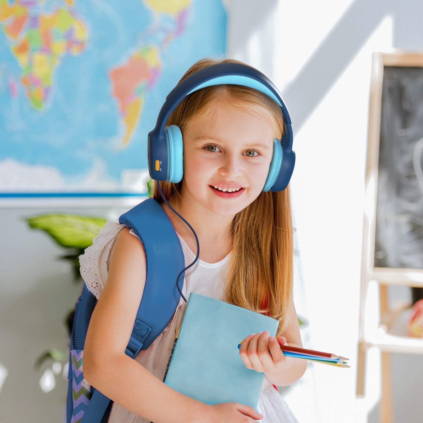 Tronsmart KH01 Wired Kid Headphones Portable Audio Safe Volume for School Travel