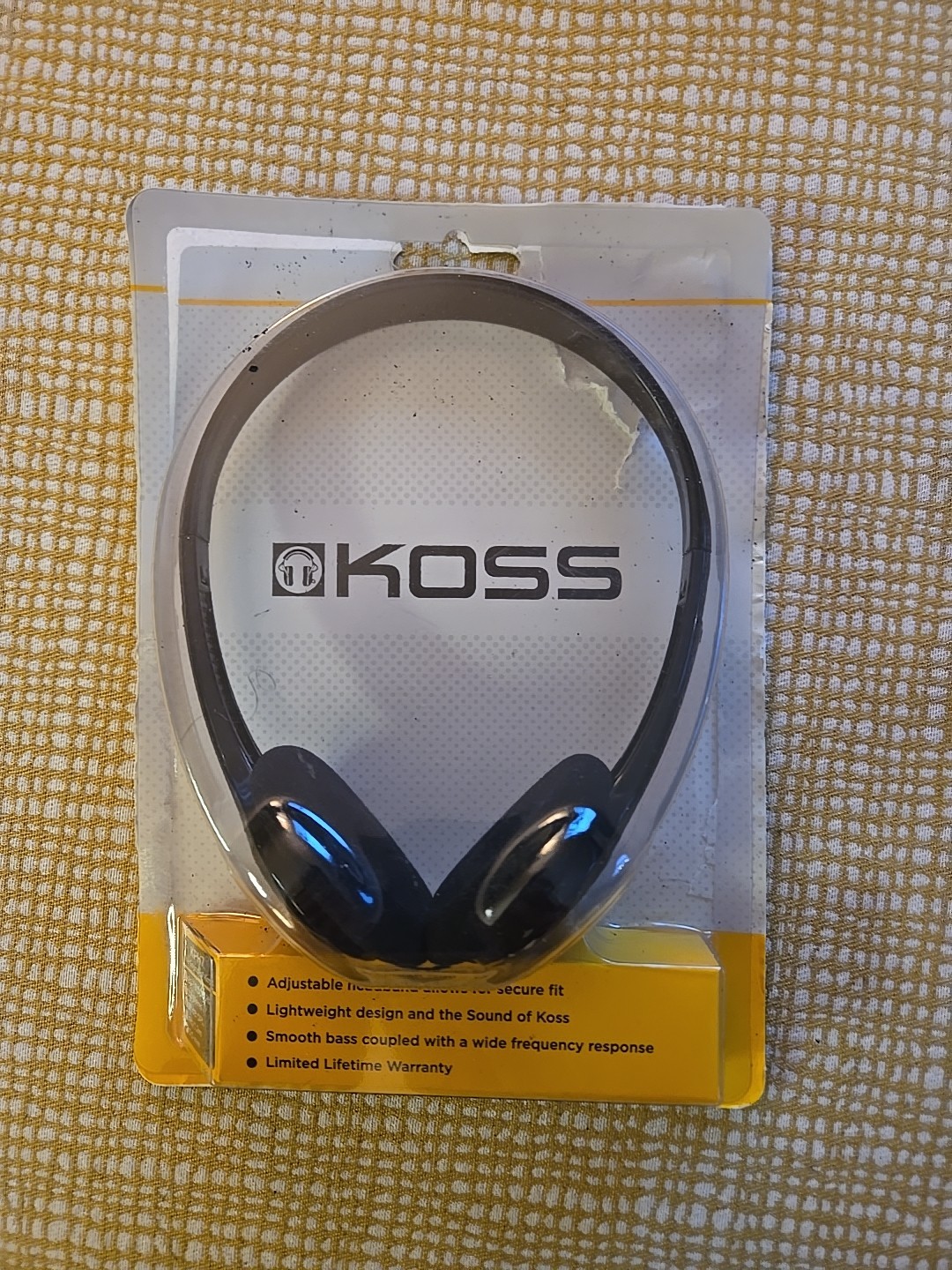 KOSS KPH7 Lightweight On-Ear Portable Headphones NEW 3.5mm Jack Wired