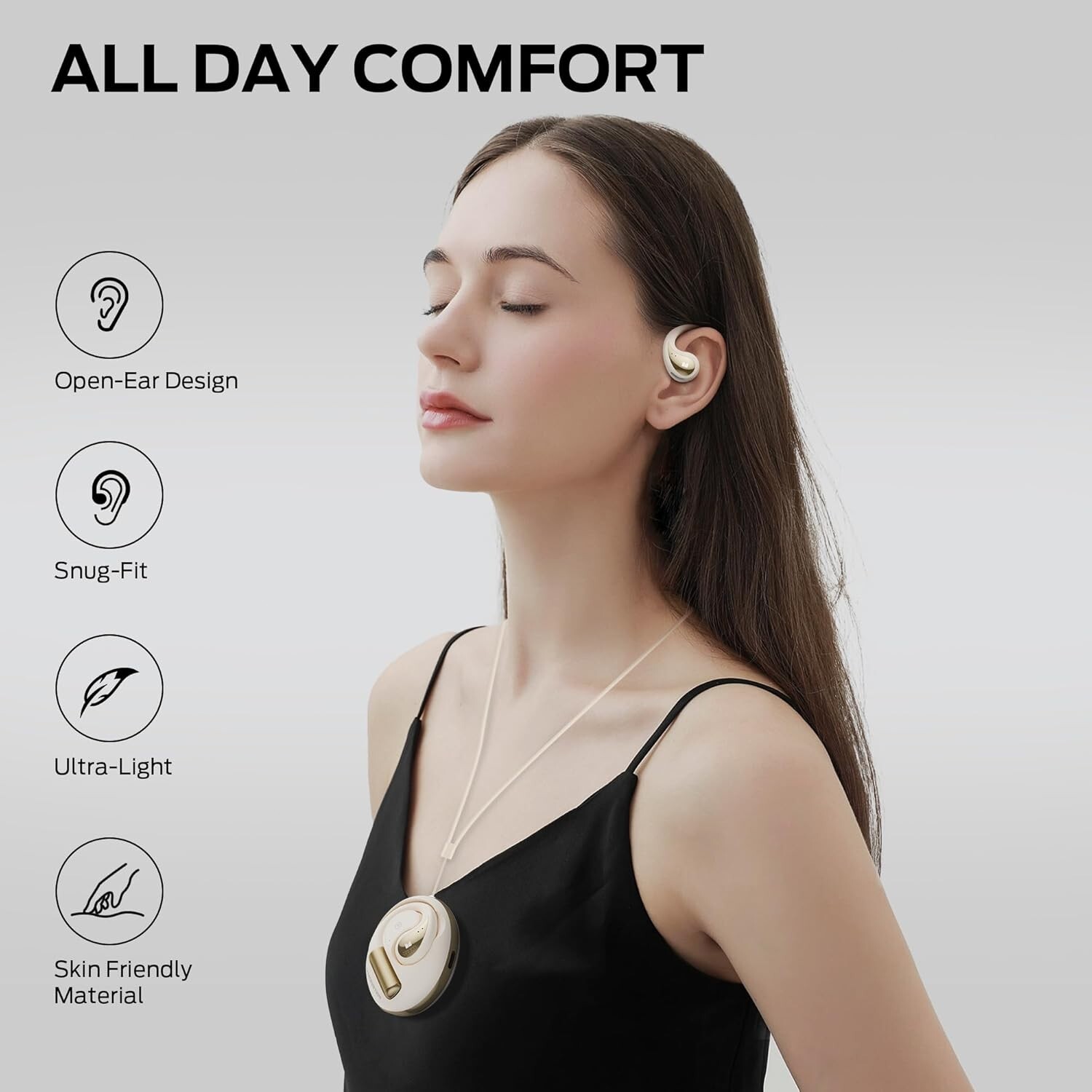 Open Bluetooth Headset, take it with You, Listen to Music Anytime, Anywhere