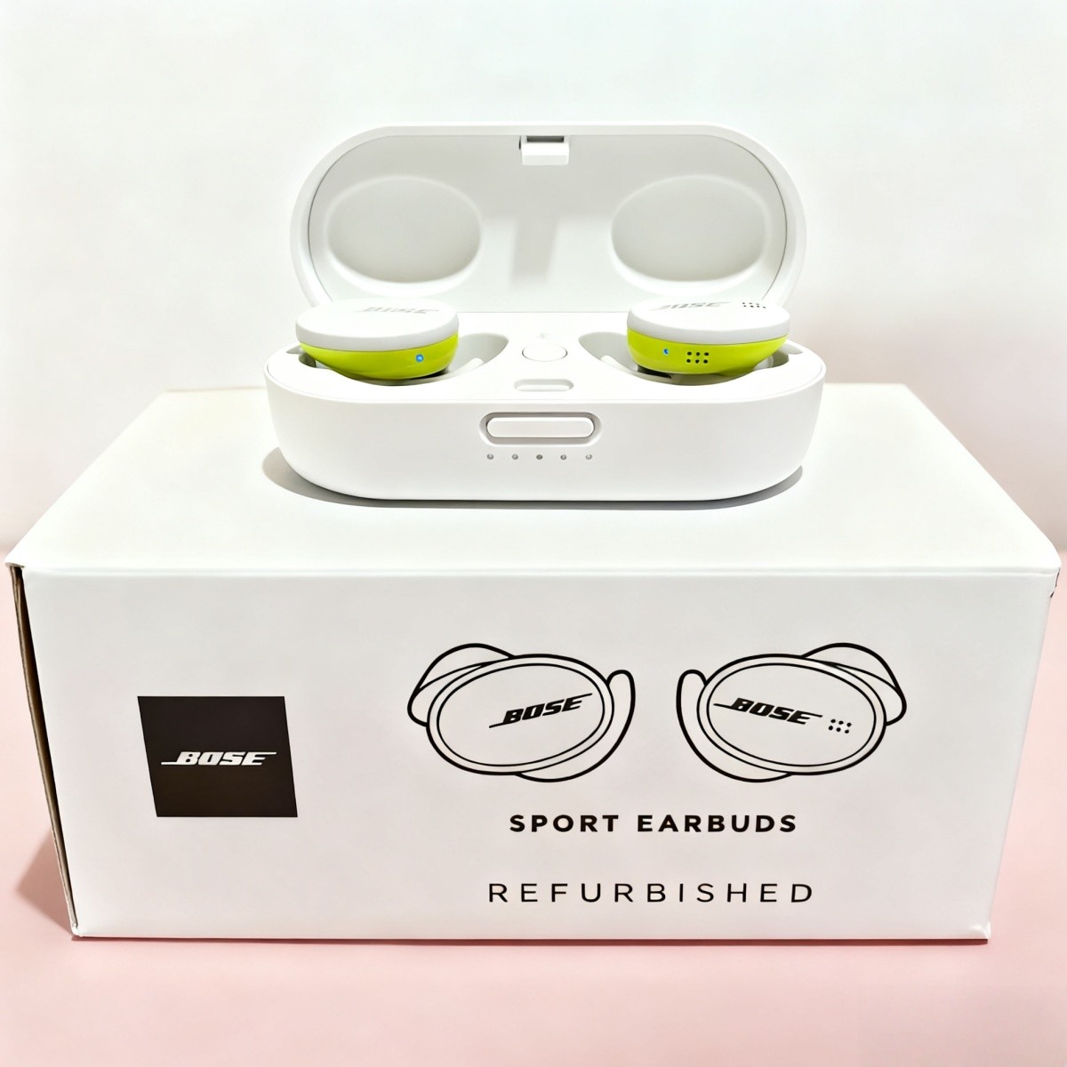 Bose Sport Earbuds Wireless Earphones Bluetooth Headphones In-Ear Earbuds White