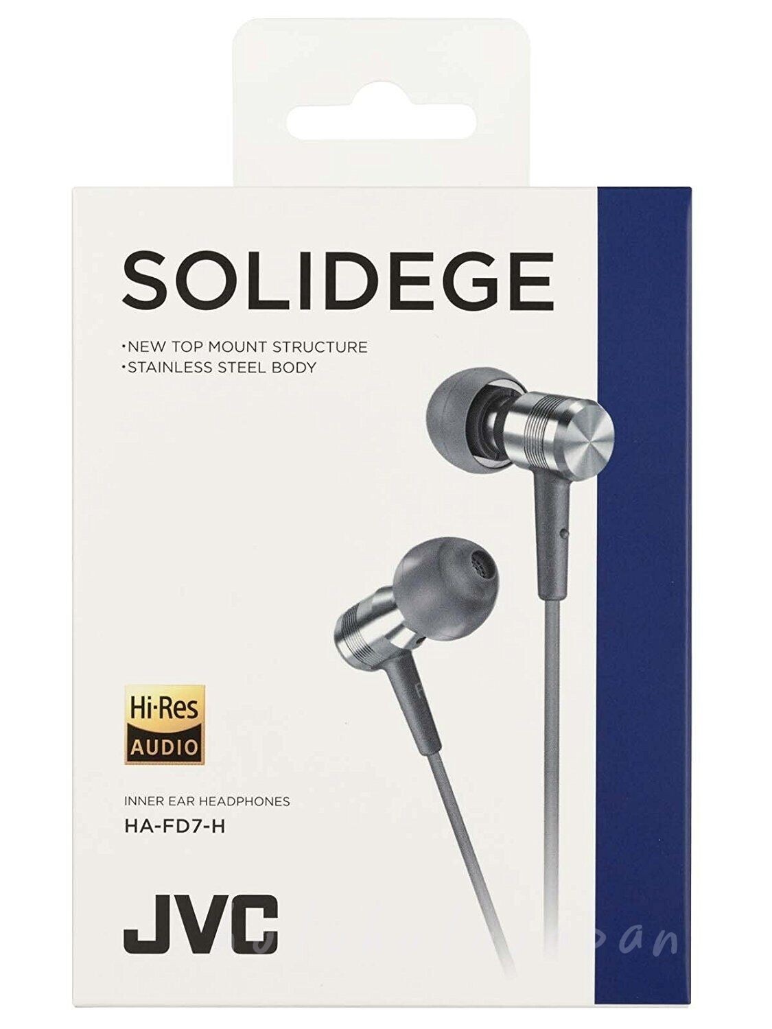 NEW:JVC Kenwood Canal Type Earphone NW Solidege High Resolution HA-FD7
