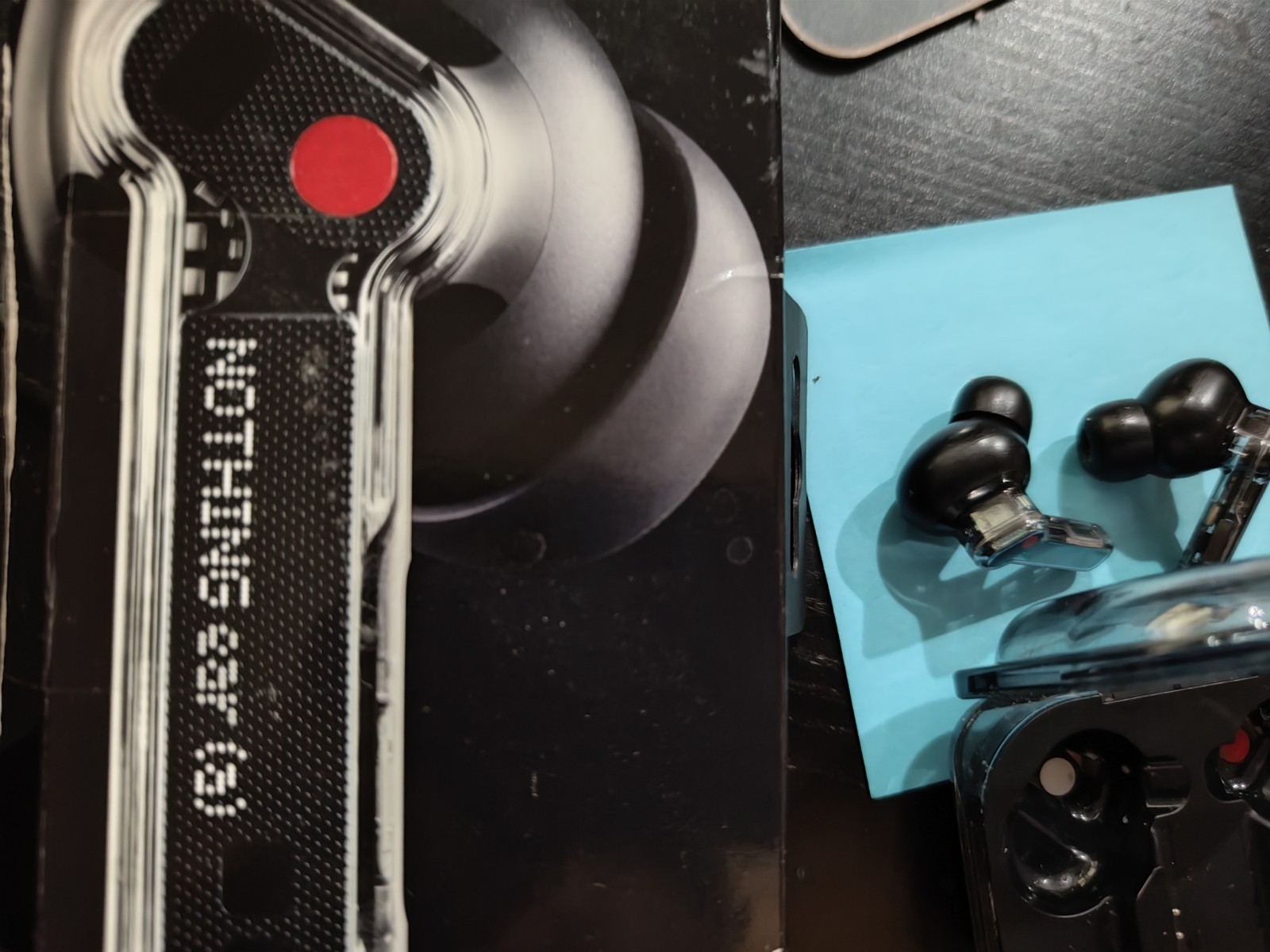 Nothing Ear (a) Wireless Earbuds with Clear Case, Black