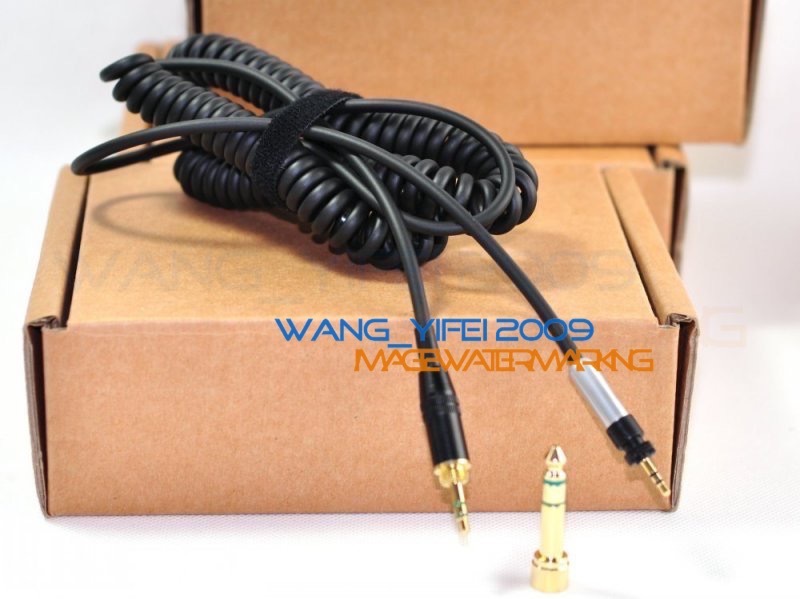 Replacement Coiled DJ Cable For SHURE SRH840 SRH940 440 SRH750DJ Headphones