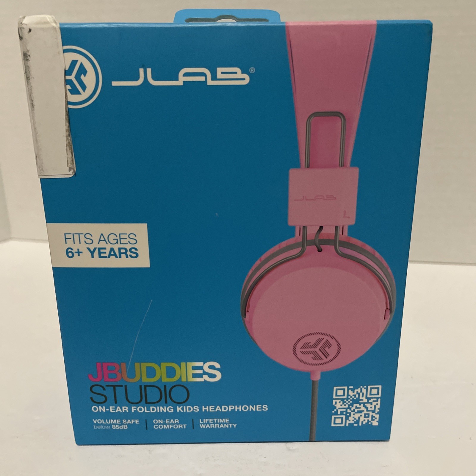 JLab HASTUDIORGRYBLU4 Wired Audio Studio On-Ear Headphones – Pink