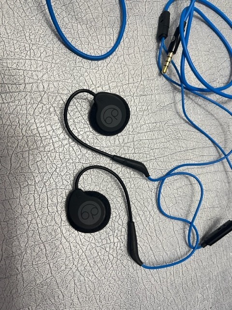 Bedphones Sleep Headphones by DubsLabs, Wired Blue Headphones & Protective Case