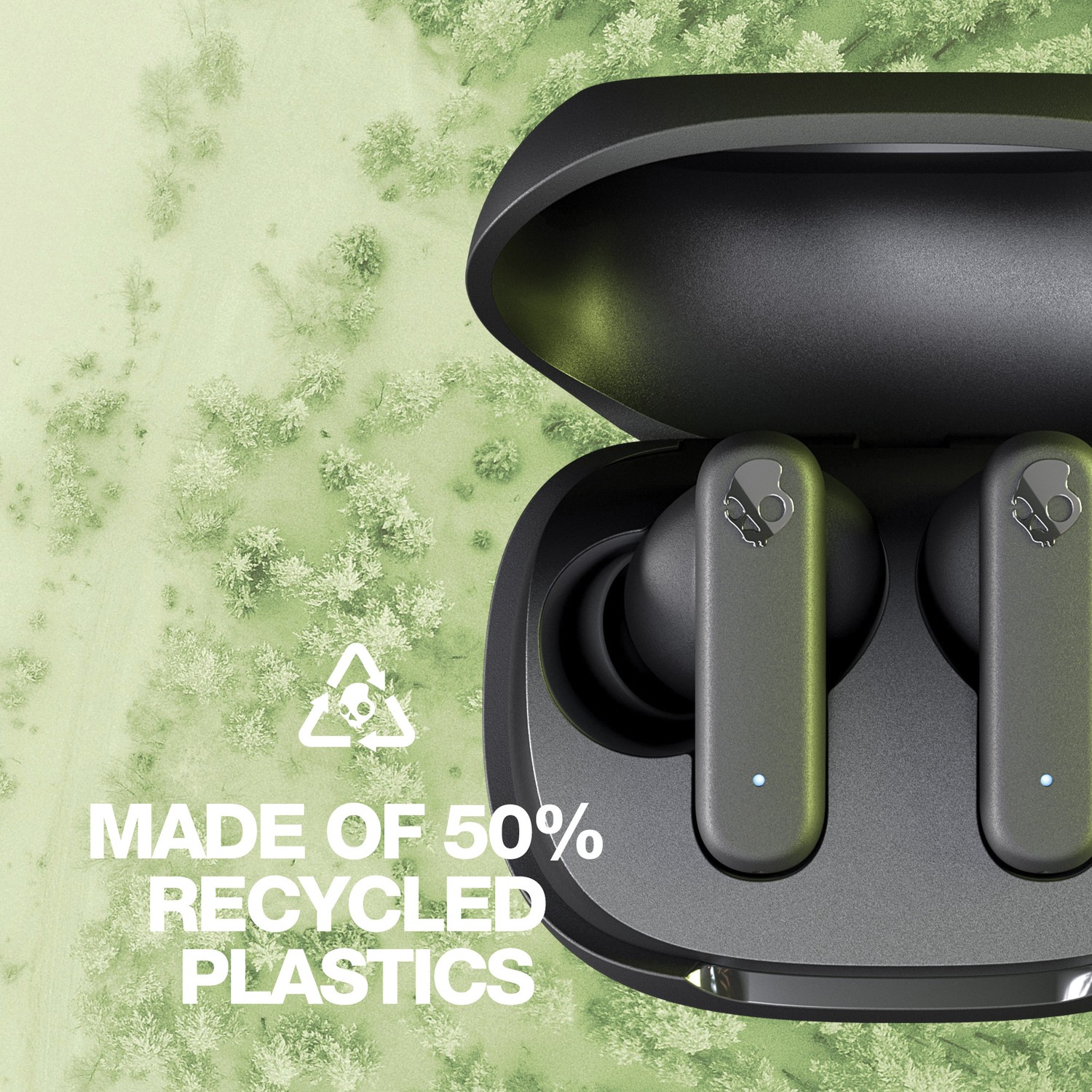 Smokin’ Buds TWS In-Ear Earbuds, Mic, Charging Case, 20-Hr Playtime, IPX4