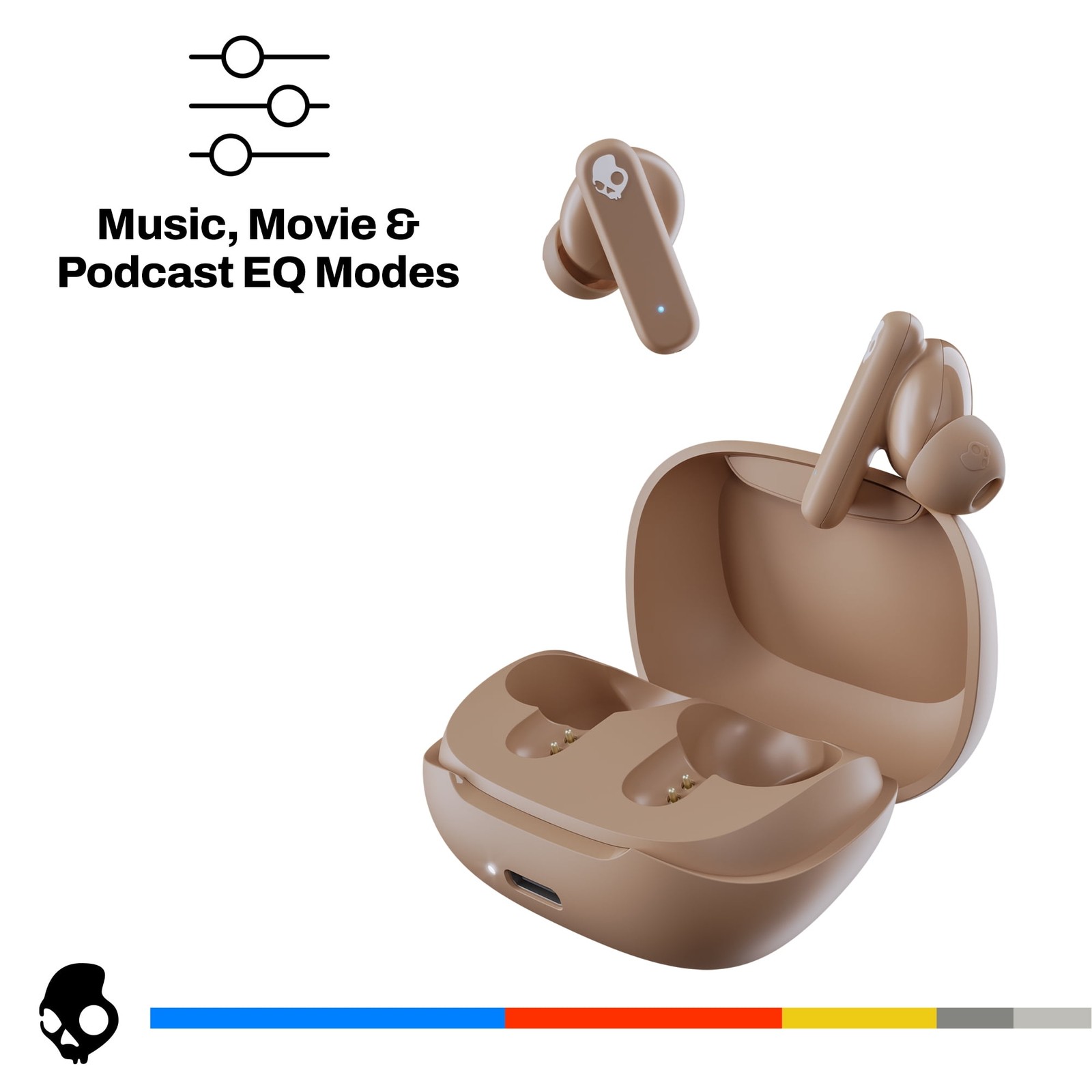 Skullcandy Smokin’ Buds XT True Wireless in-Ear Earbuds, Primer