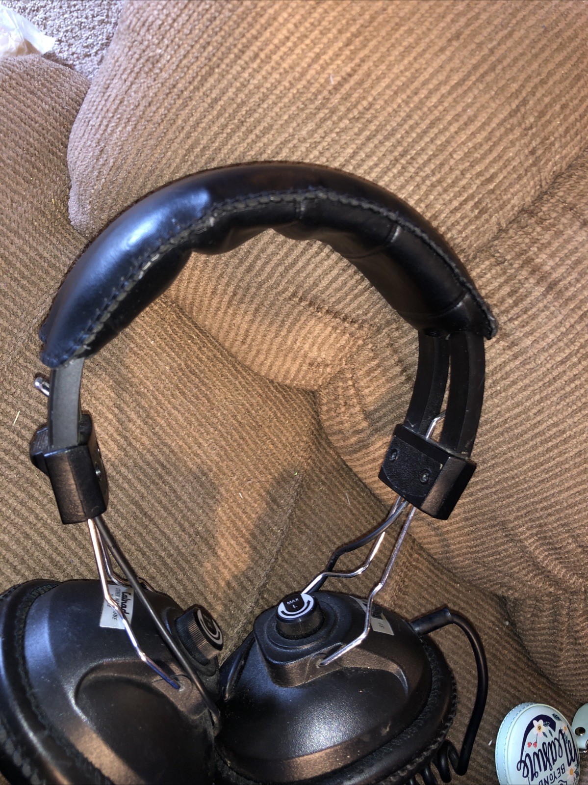 VINTAGE CALRAD STEREO HEADPHONES Model 15-135B VG Condition for Metal Detector ?