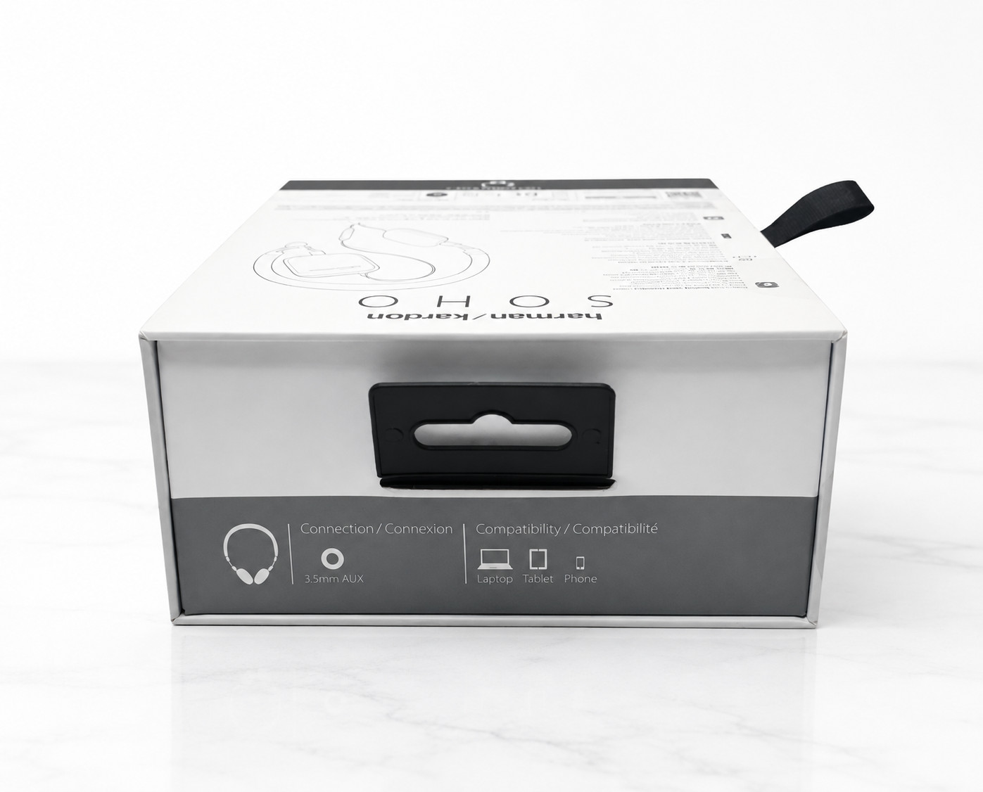 Harman Kardon SOHO Slim Foldable Mini Headphones White HKSOHOIWHT Sealed NIB