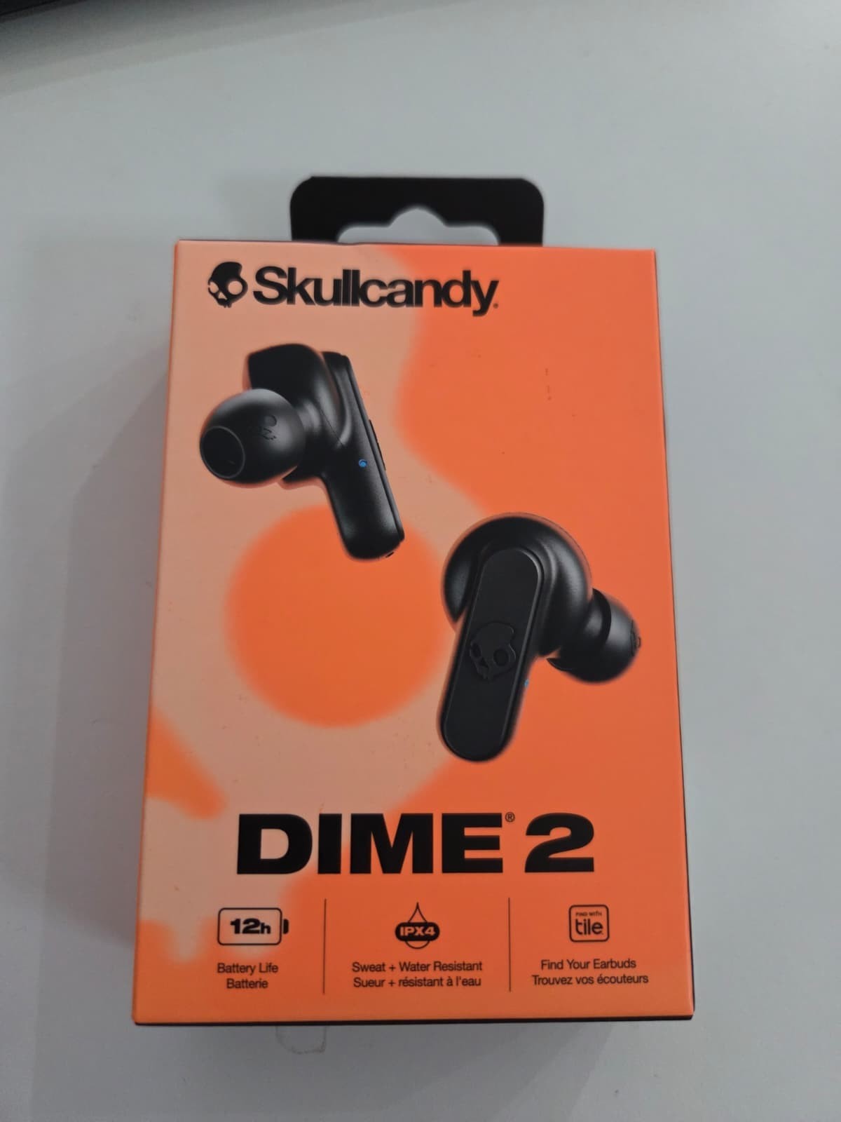 Skullcandy Dime2 S2DBW-P740 ultra-compact, true wireless Bluetooth 5.2 earbuds.