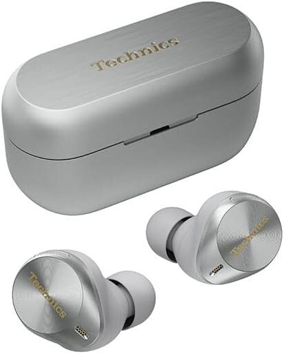 Technics EAH-AZ80 Wireless Earphones Bluetooth Noise Canceling Silver