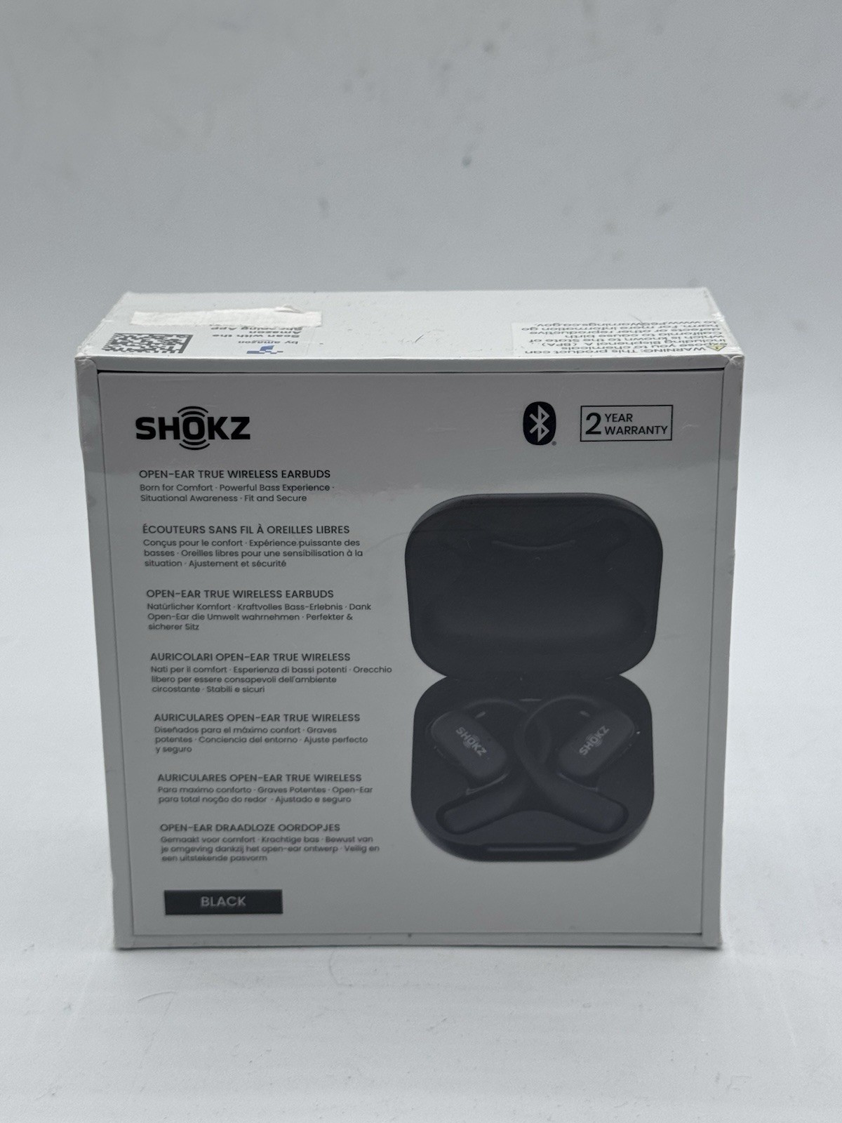 SHOKZ OpenFit Open-Ear True Wireless Bluetooth Earbuds Bluetooth 5.2 NEW IN BOX