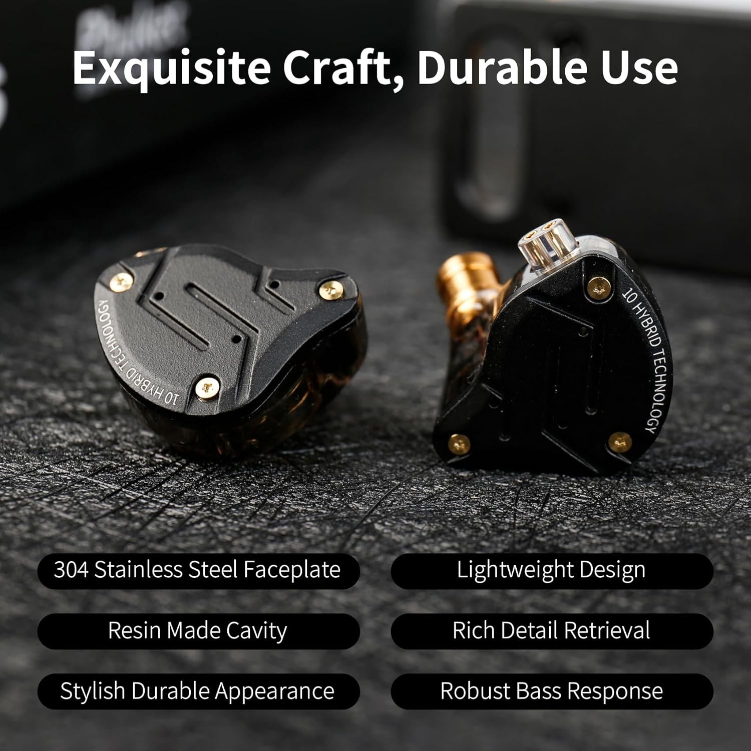 KZ ZS10 Pro Wired Headphone Detachable Cable