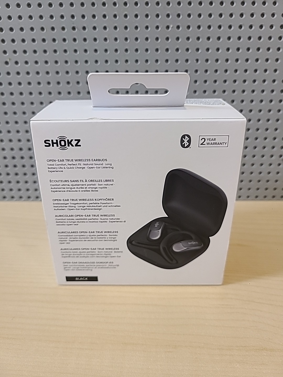 Shokz OpenFit Air True Wireless Bluetooth Headphones – Black
