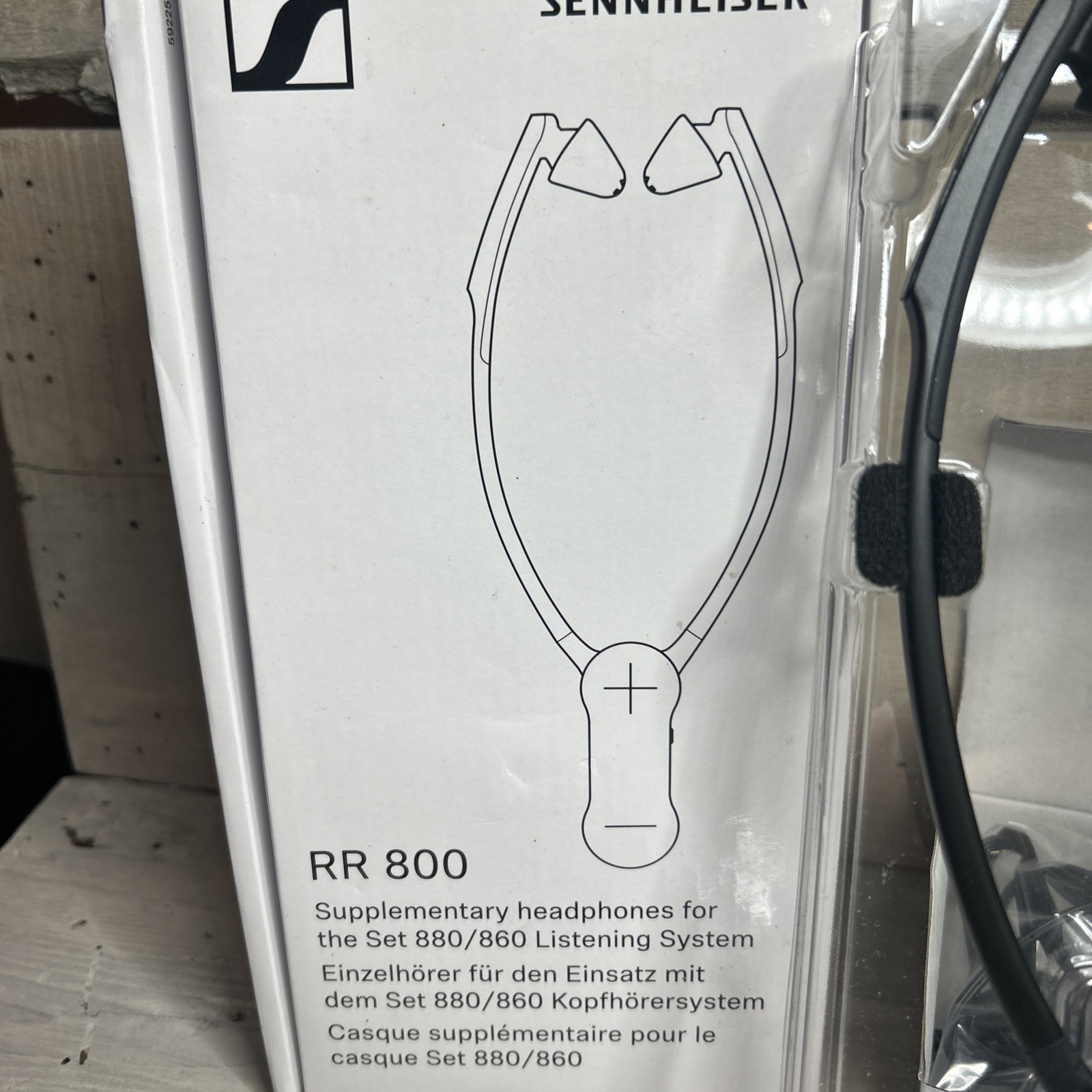 Sennheiser RR 800 Supplementary Headphones for the Set 860/Set 880 New (z)