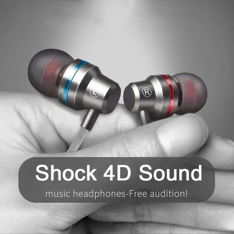 USB-C HIFI Bass Stereo Wired Earbuds Headset In-Ear Earphone Headphone MIC