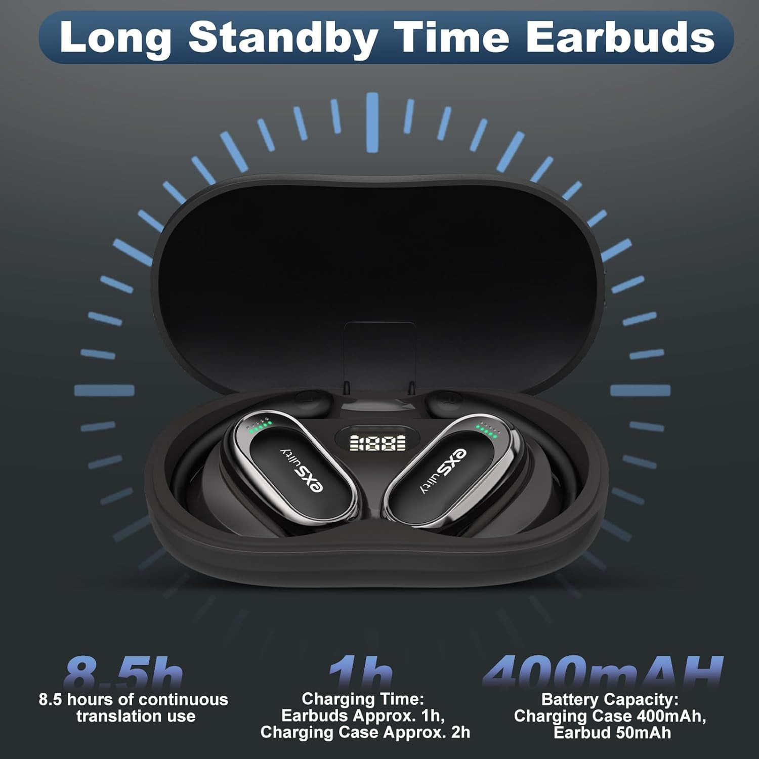 Auriculares Traductor 144 Idiomas 3 en 1 con Aplicación para Android/iOS