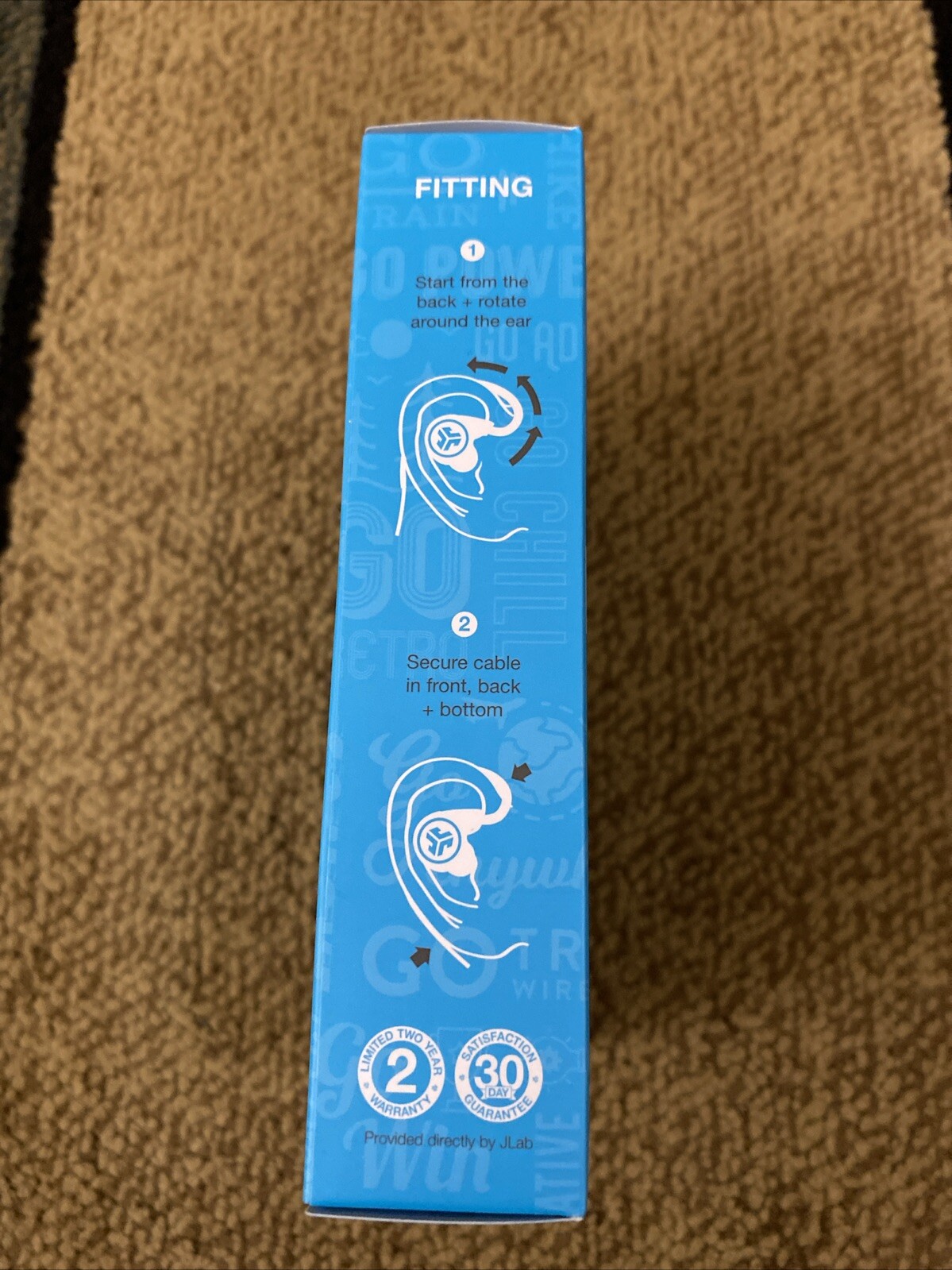 JLab Fit Sport Wireless Fitness Earbuds Bluetooth Sweat Proof Free Shipping