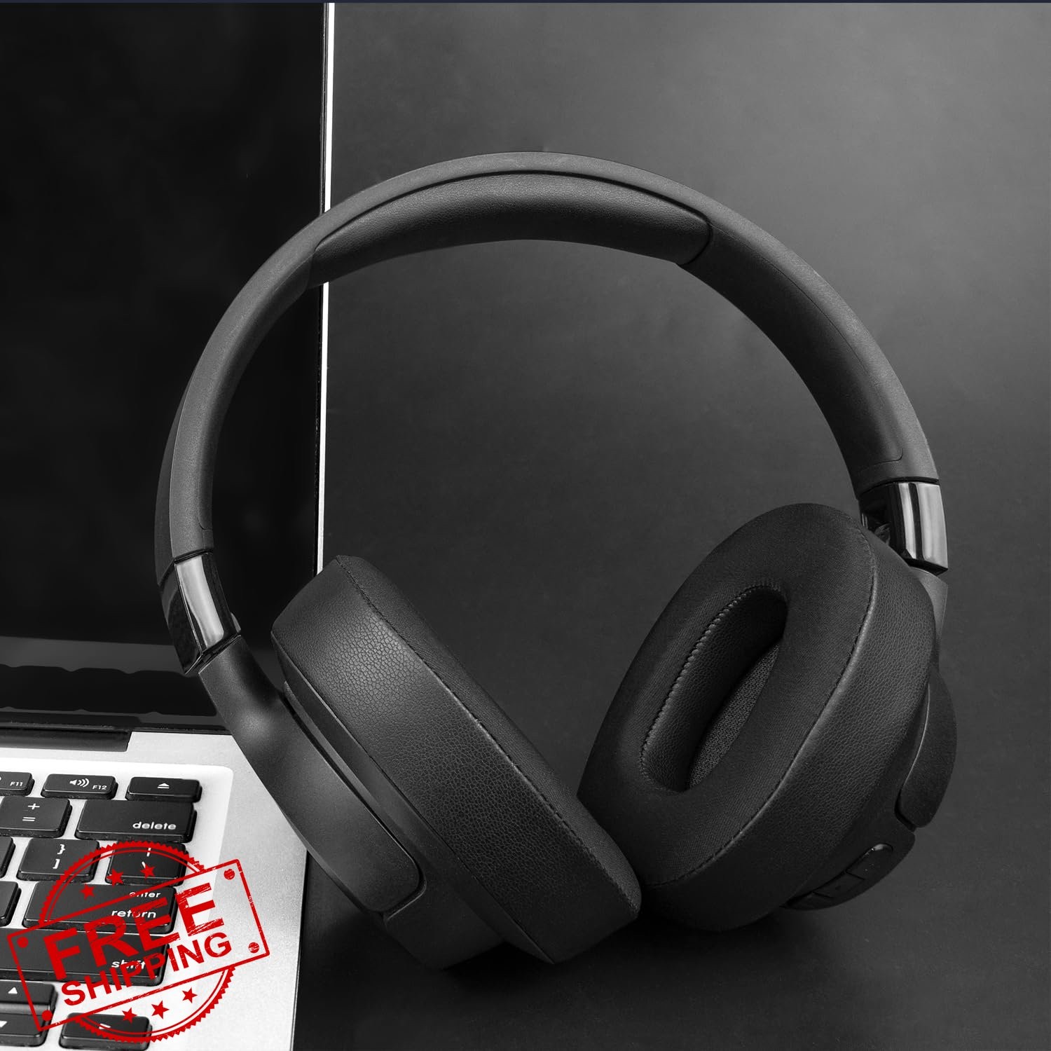 SOULWIT Black Cooling Gel Earpads for JBL Tune 700BT 760NC Headphones