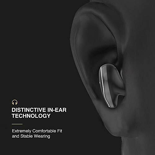 Wireless Earbuds, 100H Playtime Bluetooth Headphones 5.0 14.5*10.*3cm, Black