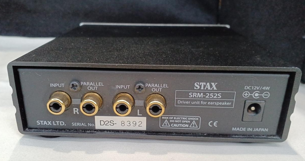 STAX SRS-3100 SR-L300 Ear Speaker + SRM-252S Amp System TESTED See notes