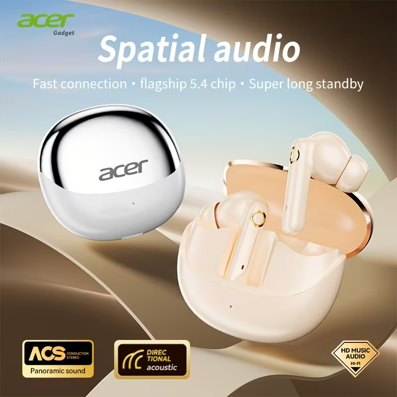 Acer’S New 2025 Model TWS Wireless Earbuds- Beige