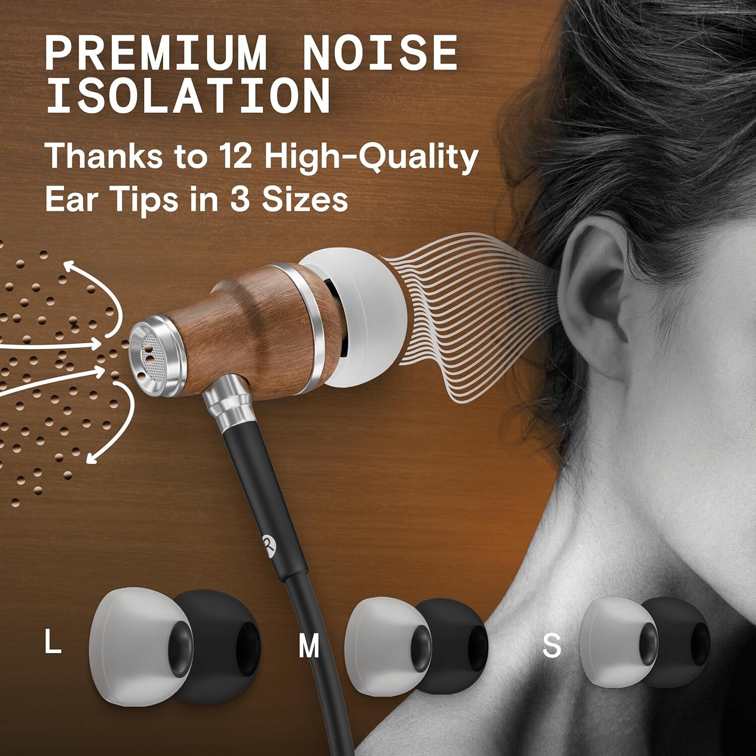 Symphonized USB-C Earphones for iPhone 15, Android Phones, MacBook [Open Box]