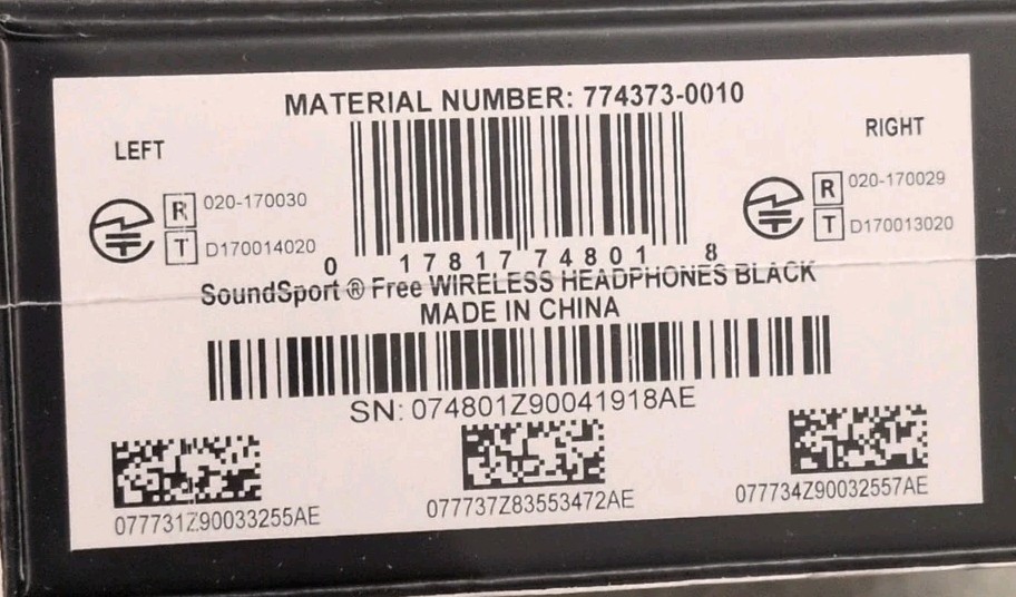 NEW Bose SoundSport Free Wireless Headphones Ear Buds Sound Sport NEW Sealed