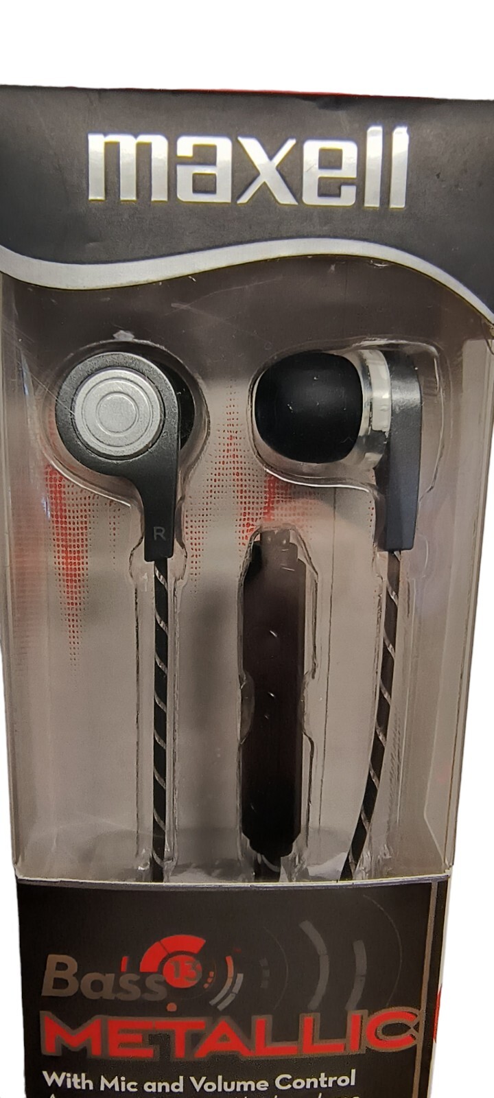 Maxwell Bass13 Metalic Earbuds/ Earphones With Mic& Volume Control
