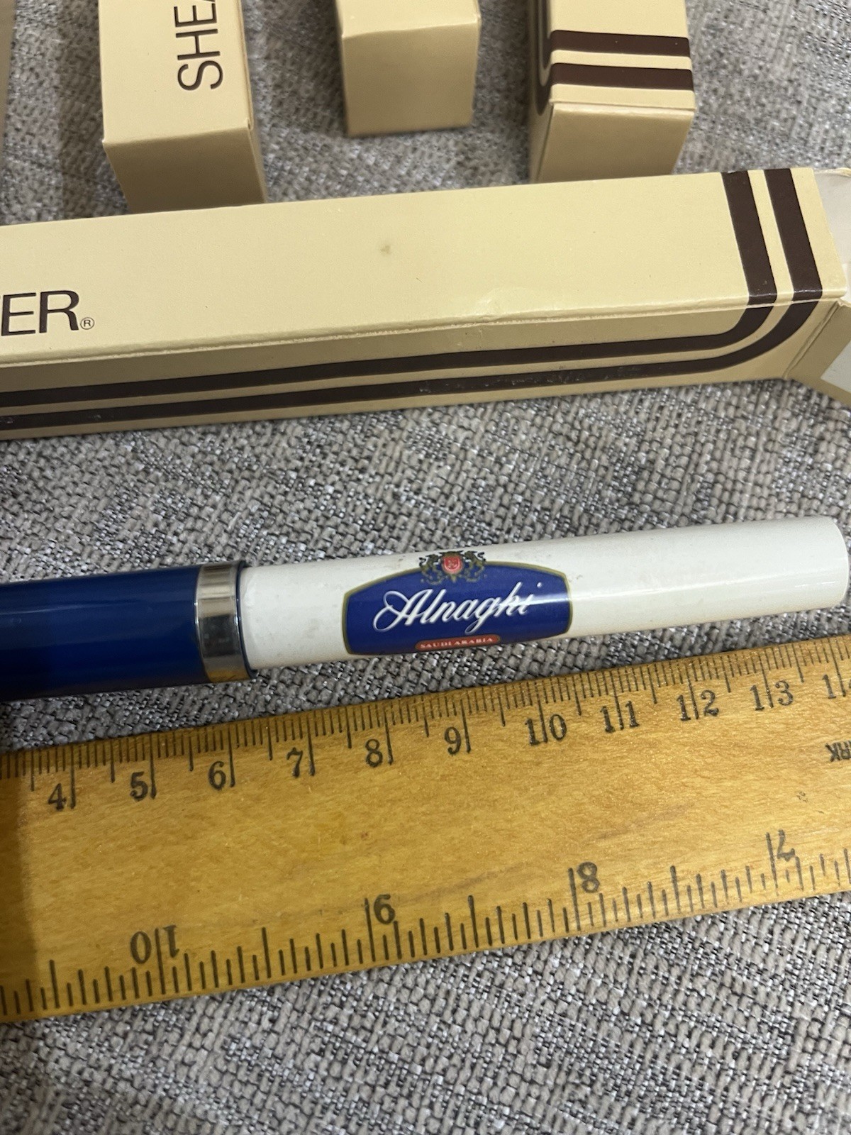 6 Pcs Sheaffer Pin – ROTHMAN I-in Saudi Arabis- Alnaghi- Lot -USA- Light rust