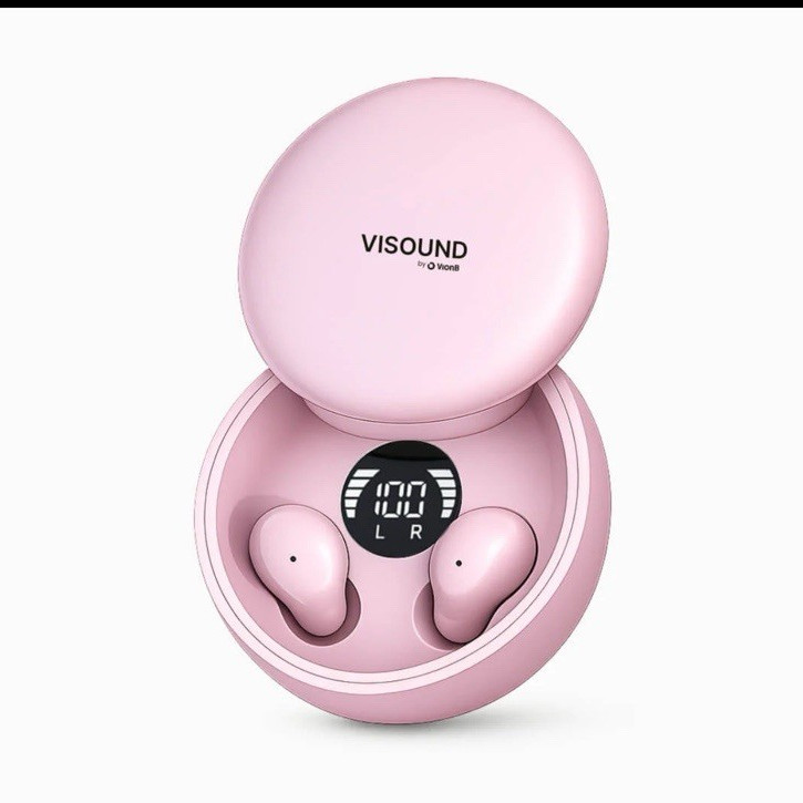 VISOUND Air Wireless Bluetooth In-Ear Earbuds w/ Built-In Mic 13mm 16Ω