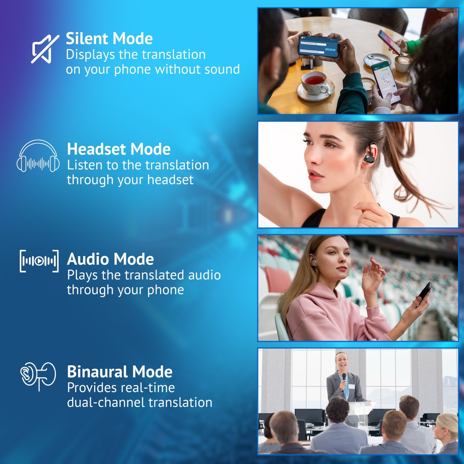 AI Language Translation Earbuds