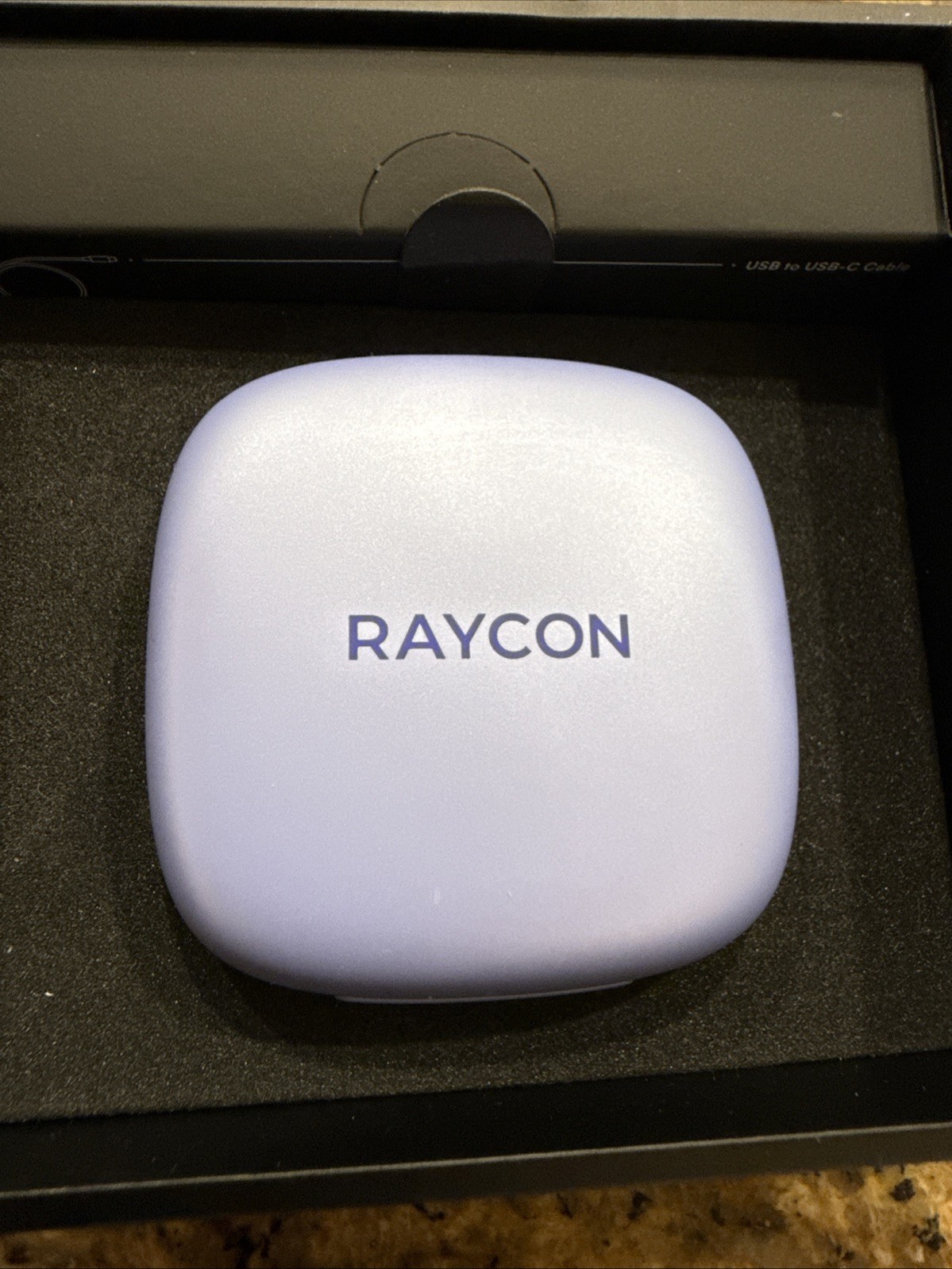 Raycon Essential Open Earbuds – Wireless Bluetooth Headphones – Purple RBO715