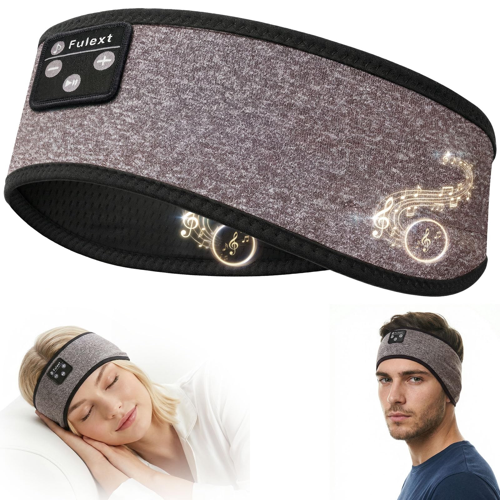 Bluetooth 5.4 Sleep Headphones Headband Wireless UltraThin HD Stereo Speaker