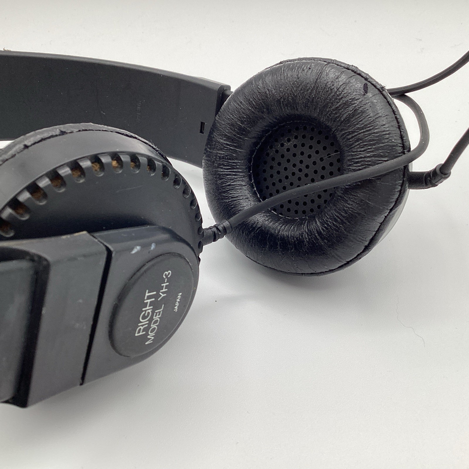 Vintage Yamaha YH-3 Orthodynamic Headphones Made in Japan 1/4″ Plug Tested