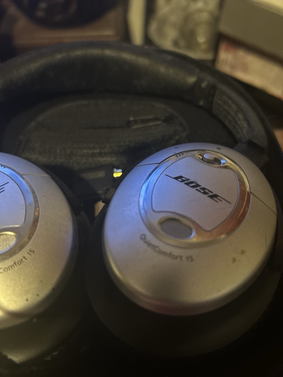 Bose OE On-Ear Headphones Wired Foldable W/ OEM Airplane Aviation Adapter Plug